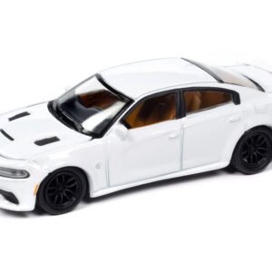 2021 Dodge Charger SRT Hellcat Redeye White Knuckle "Modern Muscle" Series 1/64 Diecast Model Car by Auto World
