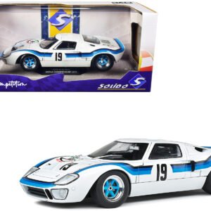 Ford GT40 MK.1 RHD (Right Hand Drive) #19 Emilio Marta "Angola Championship" (1973) "Competition" Series 1/18 Diecast Model Car by Solido