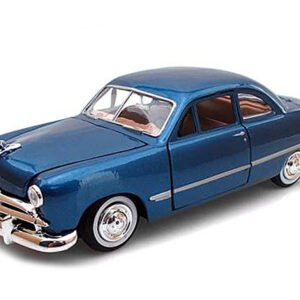 1949 Ford Coupe Blue 1/24 Diecast Model Car by Motormax