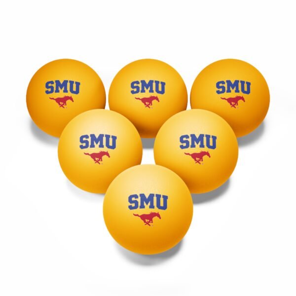 SMU Mustangs Ping Pong Balls, 6 pcs - Image 7