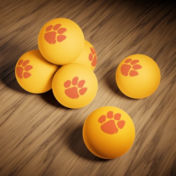 Clemson Tigers Ping Pong Balls, 6 pcs - Image 4