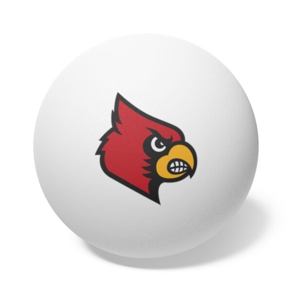 Louisville Cardinals Ping Pong Balls, 6 pcs