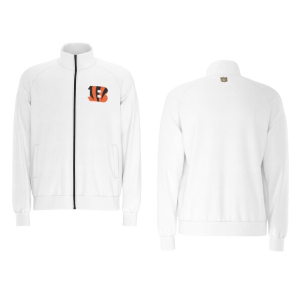 Cincinnati Bengals Men's Raglan-Sleeve Stand Collar Jacket