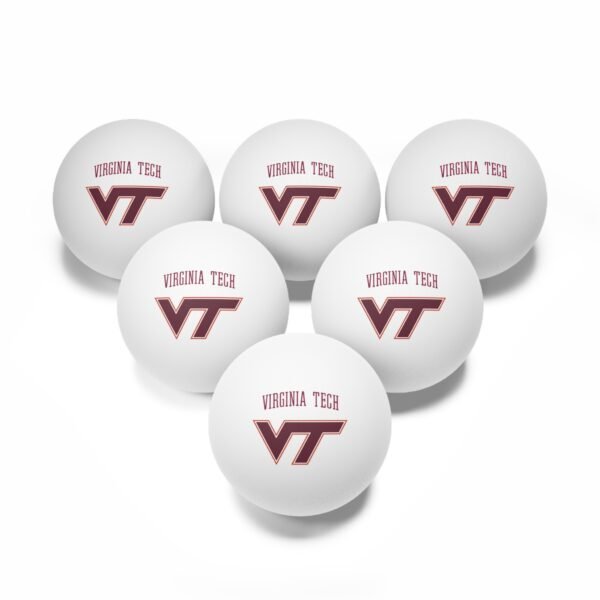 Virginia Tech Hokies Ping Pong Balls, 6 pcs - Image 6