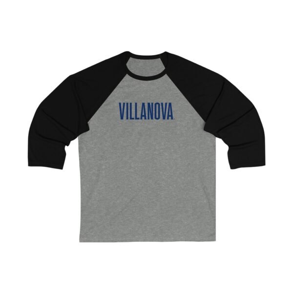 Villanova Wildcats Unisex 3/4 Sleeve Baseball Tee - Image 3