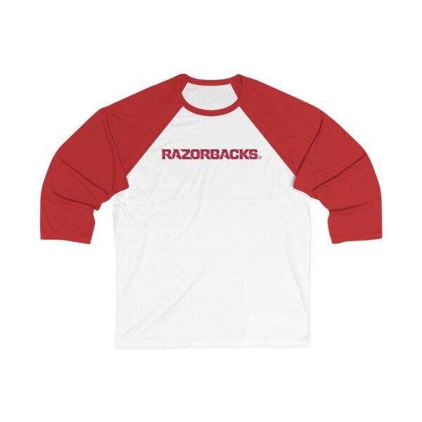 Arkansas Razorbacks Unisex 3/4 Sleeve Baseball Tee - Image 7