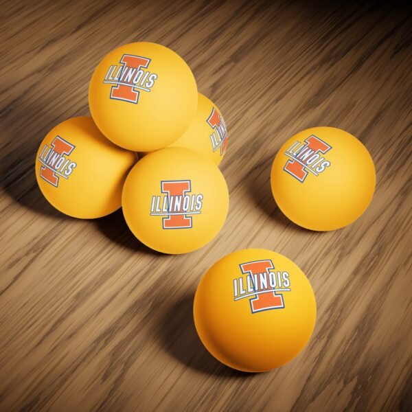 Illinois Fighting Illini Ping Pong Balls, 6 pcs - Image 4