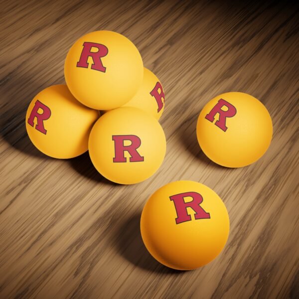 Rutgers Scarlet Knights Ping Pong Balls, 6 pcs - Image 4