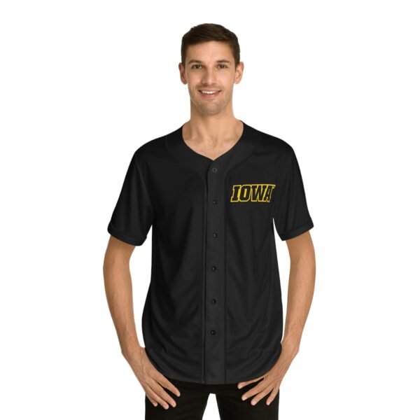 Iowa Hawkeyes Men's Baseball Jersey - Image 7