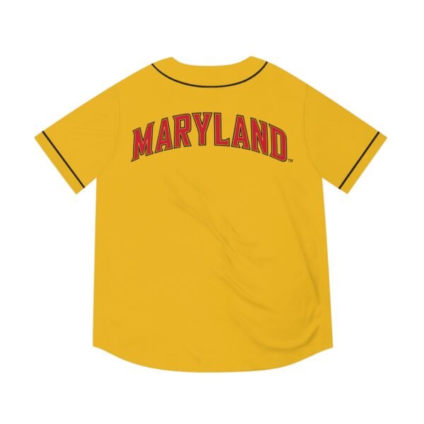 Maryland Terrapins Men's Baseball Jersey - Image 6