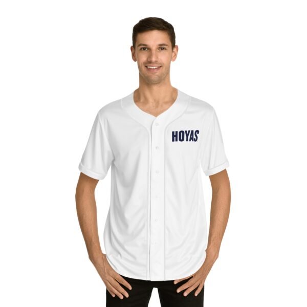 Georgetown Hoyas Men's Baseball Jersey - Image 3