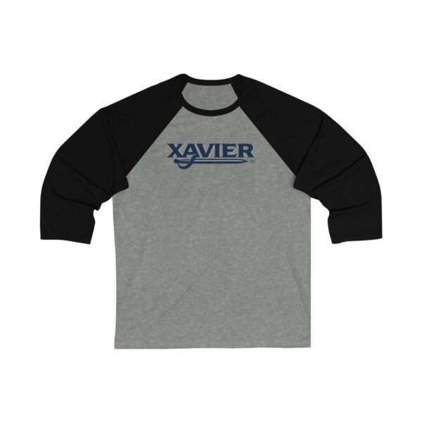 Xavier Musketeers Unisex 3/4 Sleeve Baseball Tee