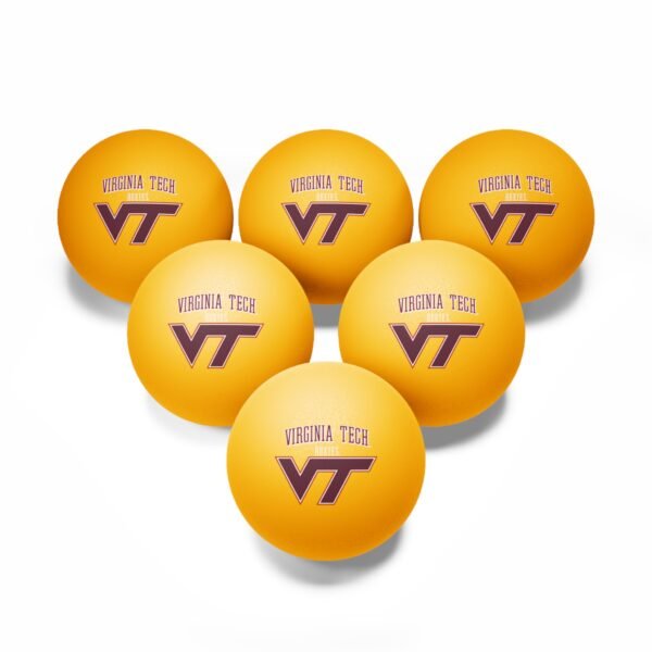 Virginia Tech Hokies Ping Pong Balls, 6 pcs - Image 3
