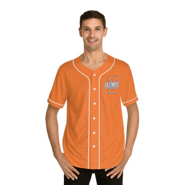 Illinois Fighting Illini Men's Baseball Jersey - Image 3