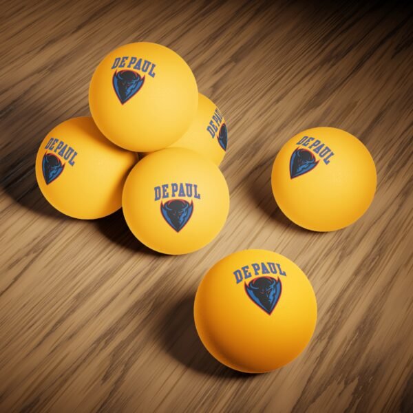 DePaul Blue Demons Ping Pong Balls, 6 pcs - Image 4