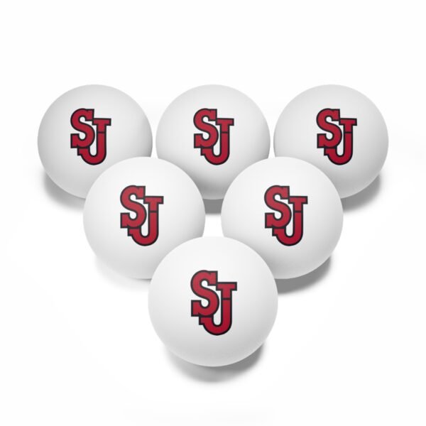 St. John's Red Storm Ping Pong Balls, 6 pcs - Image 2