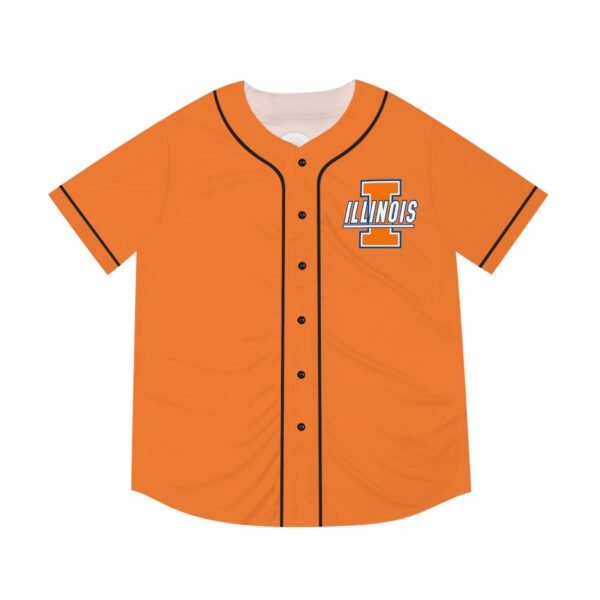 Illinois Fighting Illini Men's Baseball Jersey - Image 5