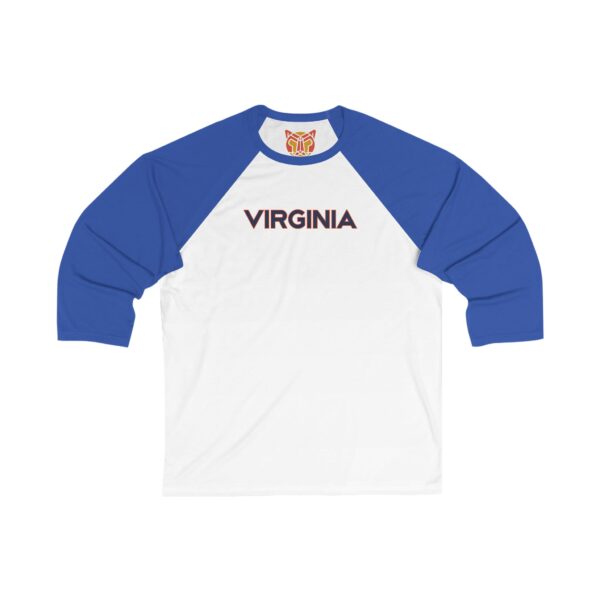 Virginia Cavaliers Unisex 34 Sleeve Baseball Tee - Image 7