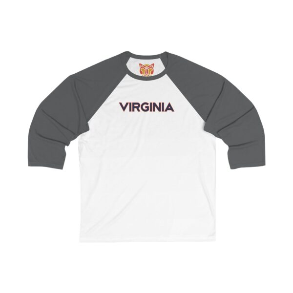 Virginia Cavaliers Unisex 34 Sleeve Baseball Tee - Image 9