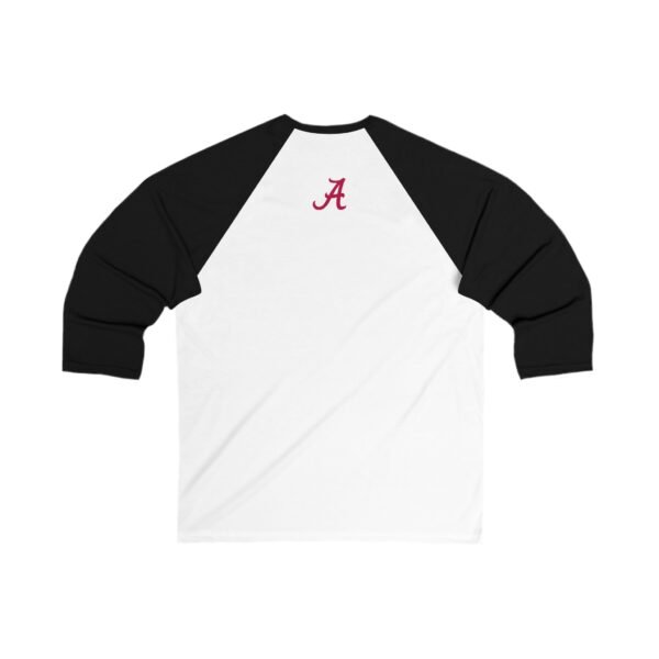 Alabama Crimson Tide Unisex 3/4 Sleeve Baseball Tee - Image 6