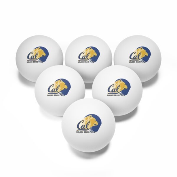 California Golden Bears Ping Pong Balls, 6 pcs - Image 6