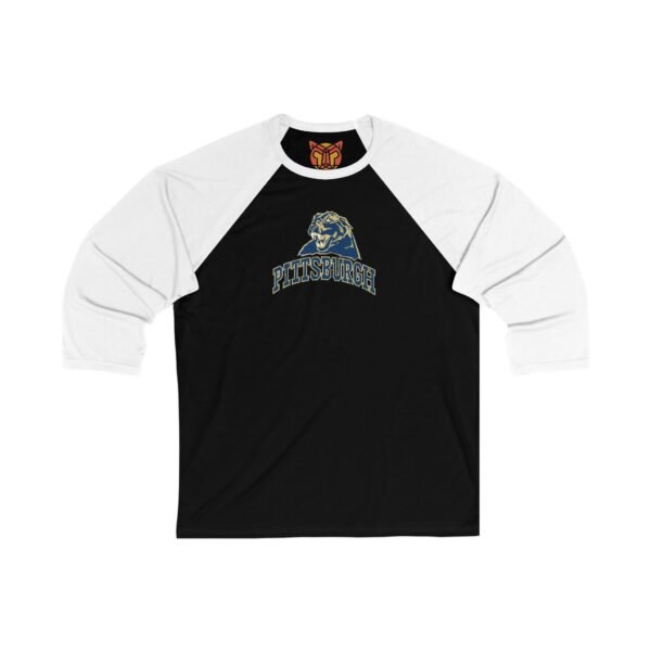 Pittsburgh Panthers Unisex 3/4 Sleeve Baseball Tee - Image 3