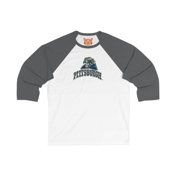 Pittsburgh Panthers Unisex 3/4 Sleeve Baseball Tee - Image 5