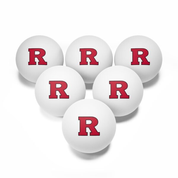 Rutgers Scarlet Knights Ping Pong Balls, 6 pcs - Image 6