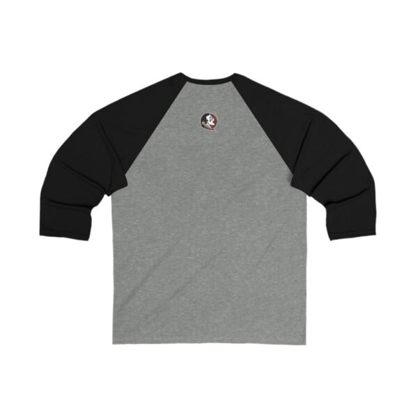 Florida State Seminoles Unisex 3/4 Sleeve Baseball Tee - Image 4