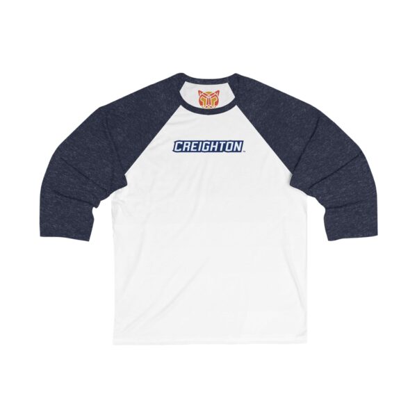 Creighton Bluejays Unisex 3/4 Sleeve Baseball Tee - Image 7