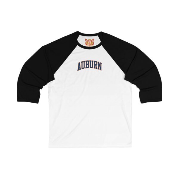 Auburn Tigers Unisex 34 Sleeve Baseball Tee - Image 3