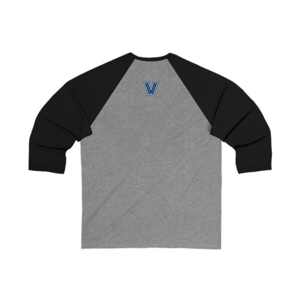 Villanova Wildcats Unisex 3/4 Sleeve Baseball Tee - Image 2