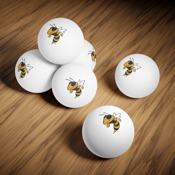 Georgia Tech Yellow Jackets Ping Pong Balls, 6 pcs - Image 4