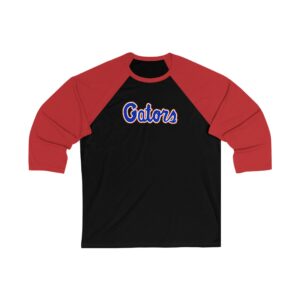 Florida Gators Unisex 34 Sleeve Baseball Tee