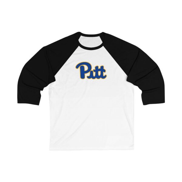 Pittsburgh Panthers Unisex 3/4 Sleeve Baseball Tee - Image 3