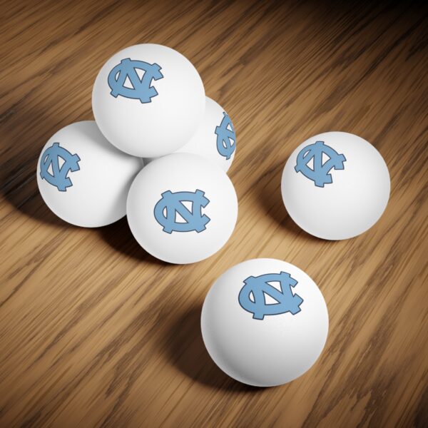 North Carolina Tar Heels Ping Pong Balls, 6 pcs - Image 4