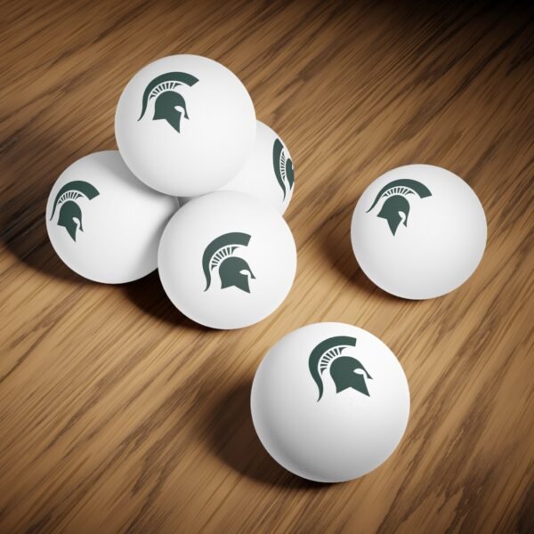 Michigan State Spartans Ping Pong Balls, 6 pcs - Image 4