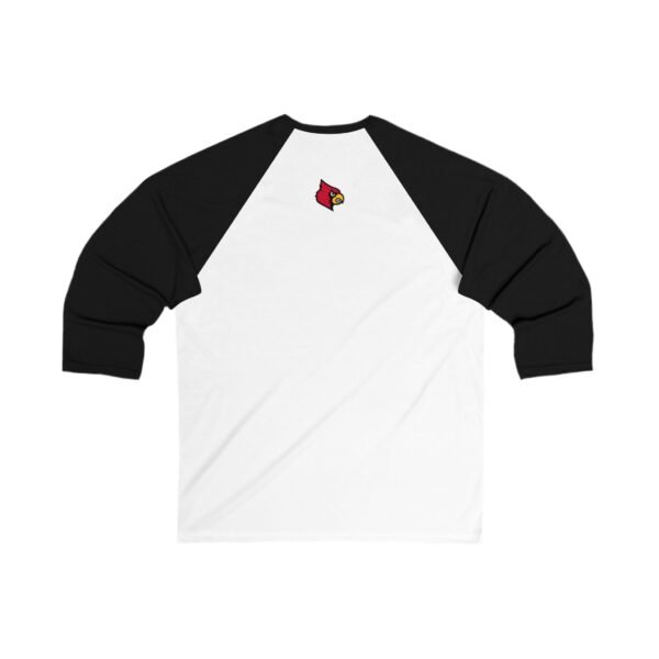 Louisville Cardinals Unisex 3/4 Sleeve Baseball Tee - Image 6