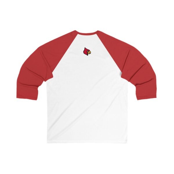Louisville Cardinals Unisex 3/4 Sleeve Baseball Tee - Image 8