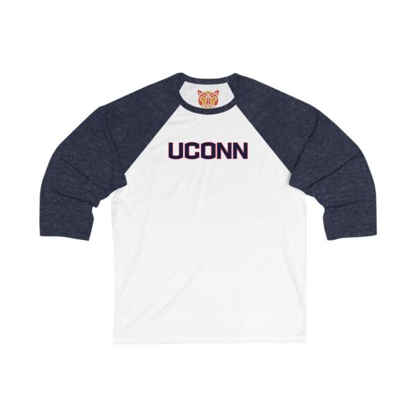 UConn Huskies Unisex 3/4 Sleeve Baseball Tee