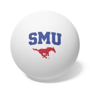 SMU Mustangs Ping Pong Balls, 6 pcs