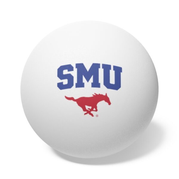 SMU Mustangs Ping Pong Balls, 6 pcs