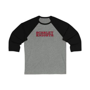 Rutgers Scarlet Knights Unisex 34 Sleeve Baseball Tee