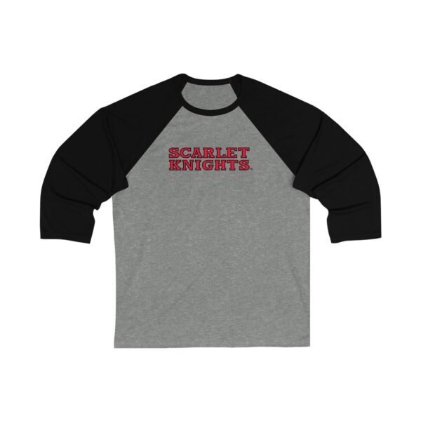 Rutgers Scarlet Knights Unisex 34 Sleeve Baseball Tee