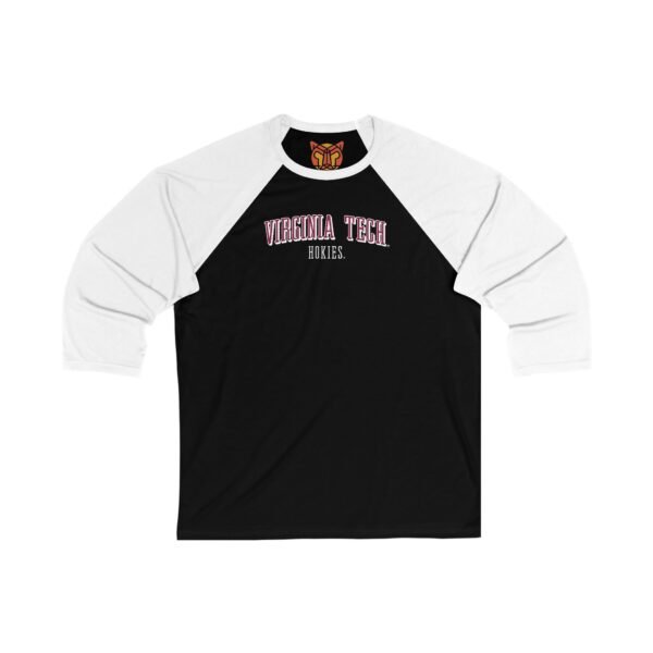 Virginia Tech Hokies Unisex 3/4 Sleeve Baseball Tee