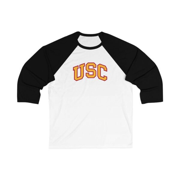 USC Trojans Unisex 34 Sleeve Baseball Tee