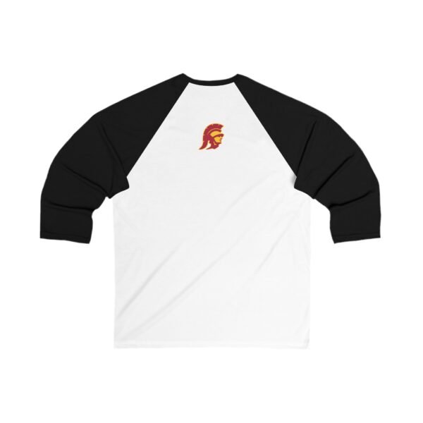 USC Trojans Unisex 3/4 Sleeve Baseball Tee - Image 2