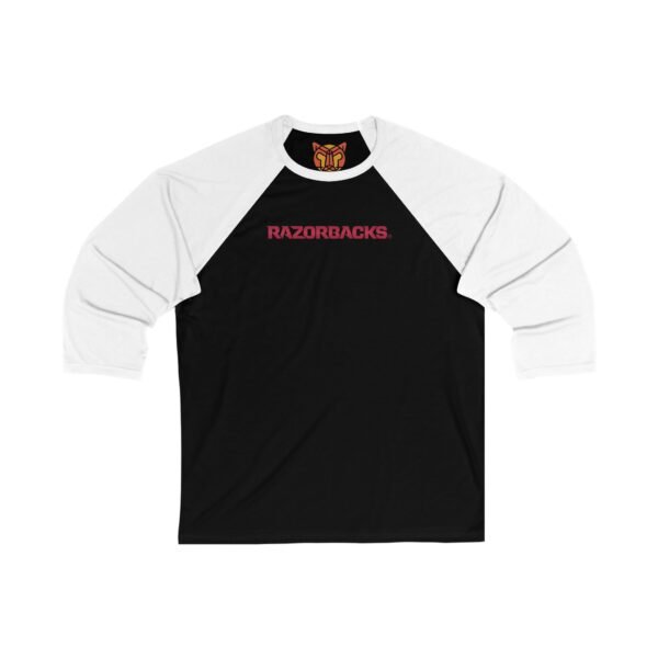 Arkansas Razorbacks Unisex 3/4 Sleeve Baseball Tee - Image 7