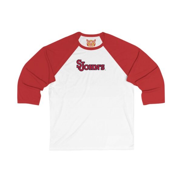St. John's Red Storm Unisex 3/4 Sleeve Baseball Tee - Image 5