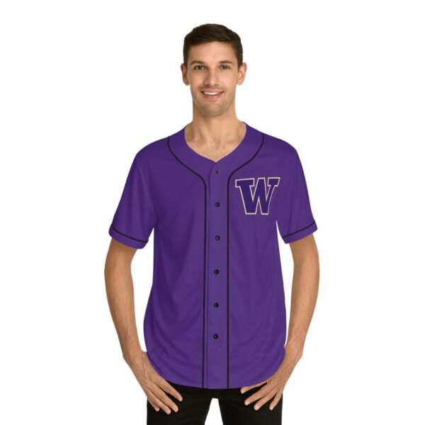 Washington Huskies Men's Baseball Jersey - Image 3